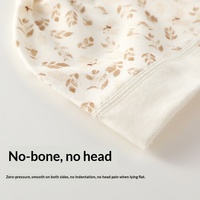 Gorro de Algodón Puro Transpirable con Estampado Animal para Bebés de Un Mes, Gorro Bonito sin Costuras Clase A para Niños y Niñas