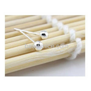 Beadsnice Pure Silver ear cartilage Post Stud 925 Sterling Silver Itty bitty Stud Pendientes - Product Image 2