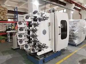 GCM-6008 High Speed Full-automatic Multi Color Disposable Plastic Coffee Cup Dry Offset Printing Machine