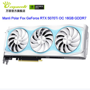 การ์ดจอ Polar Fox GeForce RTX 5070 Ti 16G พร้อมโปรเซสเซอร์สตรีม 8960 ตัว ชิป 4 นาโนเมตร ความถี่หน่วยความจำ 28000MHz สำหรับเล่นเกมบนเดสก์ท็อป - Product Image 2