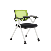 Vente directe d'usine de haute qualité pliable Design moderne outil de bureau inclinable chaise de bureau durable avec tableau d'écriture