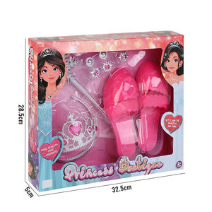 Set de Juguetes de Disfraces de Princesa, Tacones, Corona, Tiara, Anillo, Pendientes, Varita Mágica, Disfraz de Juego de Roles, Regalo para Niñas - Product Image 4