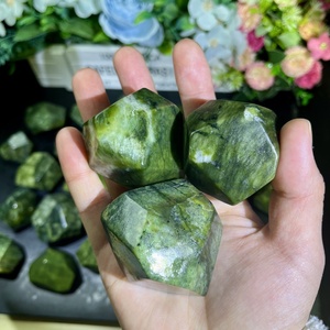 Wholesale Cheap <strong>Price</strong> Healing Natural Gemstone Hand Craved Craft Green <strong>Jade</strong> Crystal Freeform For Meditation - Product Image 4