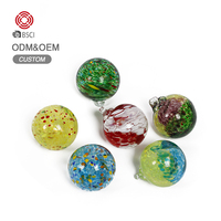 Boules de Noël en verre de 6 cm, nouveau design, décoration suspendue pour arbre de Noël, pour les fêtes de fin d'année