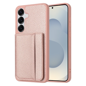 Funda con Ranuras para Tarjetas para <span class=keywords><strong>Samsung</strong></span> <span class=keywords><strong>Galaxy</strong></span> A07 A17 A37 A57 5G A06 A26 A36 A56 A15 A25 A35 A55, Funda de Cuero Magnética con Textura Litchi - Product Image 6
