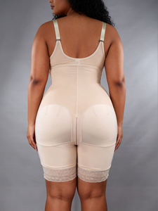 Langqin Women's High Compression Breathable Firm Control Plus Size Full Body Shapewear Bodysuit Padded Girdle Hooks Adjustable - Product Image 5