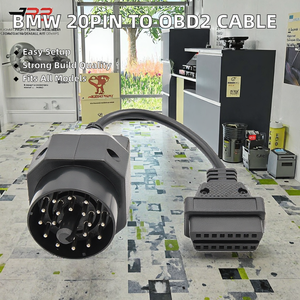 สายเคเบิลวินิจฉัย <span class=keywords><strong>BMW</strong></span> เป็น OBD2 แบบ 20 พิน ต่อ 16 พิน รุ่น A0021 สำหรับรถยนต์รุ่นเก่า 9-16V - Product Image 2