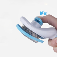 Épilateur pour animaux de compagnie peigne grattoir massage en plastique élimine les poils lâches pour animaux de compagnie chiens chats