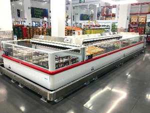 Refrigerador <span class=keywords><strong>de</strong></span> pantalla <span class=keywords><strong>de</strong></span> supermercado enchufable con sistema <span class=keywords><strong>de</strong></span> refrigeración por aire Congelador <span class=keywords><strong>de</strong></span> Isla <span class=keywords><strong>de</strong></span> doble Temperatura <span class=keywords><strong>de</strong></span> vidrio <span class=keywords><strong>de</strong></span> refrigeración directa/ventilador - Product Image 2