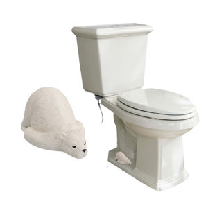 Cubiertas de pernos de inodoro de oso Polar, <span class=keywords><strong>tapa</strong></span> decorativa duradera para inodoro y tapas de <span class=keywords><strong>tanque</strong></span>, tapas de pernos para baño, cocina, inodoro - Product Image 1