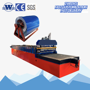 Continuous Non-Stop Metal Roofing <b>Sheet</b> Rolling Machine Core Components Incl. Motor Bearing Gear High Efficiency Roll Forming - Product Image 1