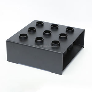 IRONHAWK اللياقة الأرض شنت رف قضيب رفع الأثقال يقف الرأسي شريط حامل تخزين تسعة بار مع 50 مللي متر الأكمام - Product Image 1