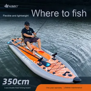 Tube de flotteur gonflable en caoutchouc épaissi pour bateau, support de canne à pêche, planche à pagaie portable stable, planche à pagaie debout - Product Image 4