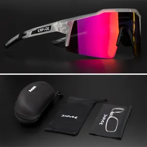 Óculos de sol Logotipo personalizado UV400 Proteção Segurança ao ar livre Colorido Esportes Bicicleta Óculos MTB Road Cycling Eyewear Óculos CE