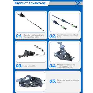 Pommeau de levier de vitesses manuel pour Renault Dacia Duster <span class=keywords><strong>Sandro</strong></span> Logan Megan Symbol 8200520291 8200365084 8200365082 - Product Image 3
