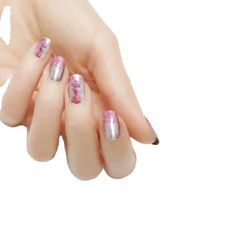 Gel Uv Oem Semi Cured Strip Korean Nails Nail Strips