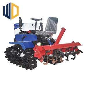 Shandong Fabriek Verkoop 35pk Roterende Tractor Kleine Diesel Roterende Helmstok Multifunctionele Rit Type Roterende Trekker Veld Cultivator