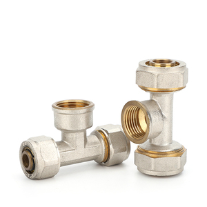 IFAN pex ống phụ kiện đồng thau nữ nam ren khuỷu tay TEE ổ cắm pex nén pex Phụ kiện đồng thau - Product Image 3