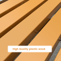 Bancs de Parc et de Loisirs d'Extérieur, Chaises de Jardin, Bancs de Repos pour Cour, Stade, Centre Commercial, Bancs en Métal pour Jardin