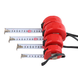 Self Winding Measuring Tape 5M Steel Blade Manual Lock Metric For Carpentry - Product Image 1
