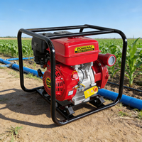 Pompe à eau à essence 7HP 3 pouces par GLB, haute pression avec personnalisation OEM pour le transfert d'eau en ferme et sur chantier