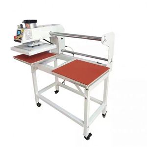 เครื่องรีดร้อนแบบกึ่งอัตโนมัติ ขนาด 38x38 40x50 40*60 สำหรับเสื้อยืด พร้อมแผ่นรีดร้อนแบบนิวเมติก ราคาถูก มือสอง - Product Image 3
