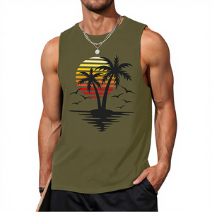 Débardeur de sport pour homme à séchage rapide, fin, ample, tricoté, sous-vêtement de course, 100 % polyester - Product Image 4