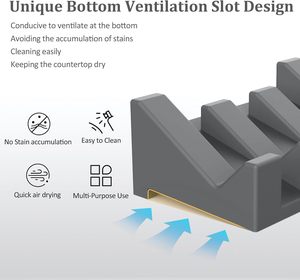 Support de Savon en Silicone Auto-drainant Effet Cascade pour Douche et Salle de Bain - Product Image 2