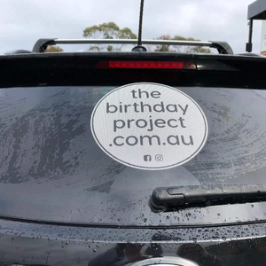 Custom Letters Printing Waterproof Removable <strong>Perforated</strong> <strong>Vinyl</strong> One Way Vision Car Rear <strong>Window</strong> Stickers - Product Image 1