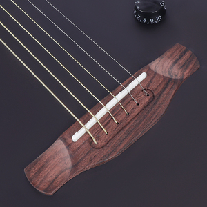กีตาร์ D-K6 รุ่น Folk 22 เฟรต ฟิงเกอร์บอร์ดอินเดีย คอไม้แอฟริกา บอดี้ไม้มะฮอกกานี เคลือบผิวมะฮอกกานีแบบวินเทจ  ผิวด้าน - Product Image 3