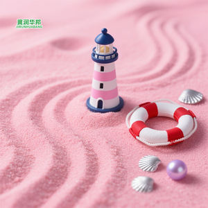 Spiaggia Internet-famosa <span class=keywords><strong>sabbia</strong></span> rosa tinta <span class=keywords><strong>sabbia</strong></span> colorata prodotta per bambini pittura di <span class=keywords><strong>sabbia</strong></span> naturale vera pietra vernice utilizzata con resina epossidica - Product Image 1
