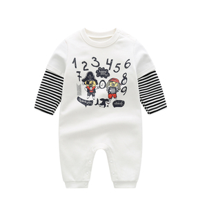 Ropa de Bebé Personalizada para Niños, Mamelucos de Algodón Orgánico 100%, Monos Tejidos para Recién Nacidos, Ropa de Bebé de Manga Larga - Product Image 1