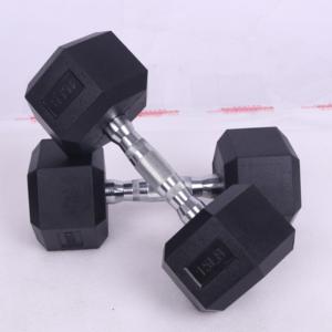 Giá Thấp Bán Buôn 5Kg-50Kg Người Đàn Ông Phụ Nữ Nhà Phòng Tập Thể Dục Trọng Lượng Miễn Phí Tập Thể Dục Cao Su Bền Hex Quả Tạ - Product Image 4