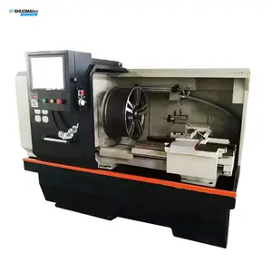 Sk7028 Xe Chuyên Nghiệp nhôm hợp kim bánh xe rim thẳng sửa chữa máy tiện CNC