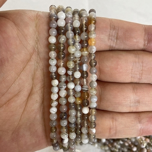 4 6 8 10 12 มม.ธรรมชาติอ่าว<span class=keywords><strong>เปอร์เซีย</strong></span>อาเกตรอบลูกปัดหลวมอัญมณีสร้อยข้อมือสร้อยคอเครื่องประดับทํา - Product Image 5