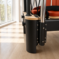 Tour de Pilates demi-trapèze avec planche à ressorts et système de poulies à cordes pour studio, yoga et domicile