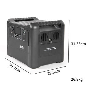 Station d'alimentation solaire portable 2560Wh grande capacité 2400W avec contrôle par application, générateur de secours extérieur, batterie LiFePO4 - Product Image 6
