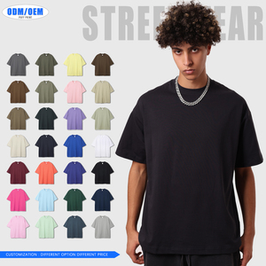 Yinqu Biểu Tượng Tùy Chỉnh 100% Cotton T Áo Sơ Mi 230 GSM Vải Người Đàn Ông Phụ Nữ Trống Chất Lượng Cao T-Shirt Tùy Chỉnh Mô Hình Và Logo - Product Image 1