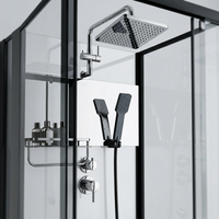 Cabine de douche intelligente avec jets de massage et fonction bain à remous pour maison de luxe
