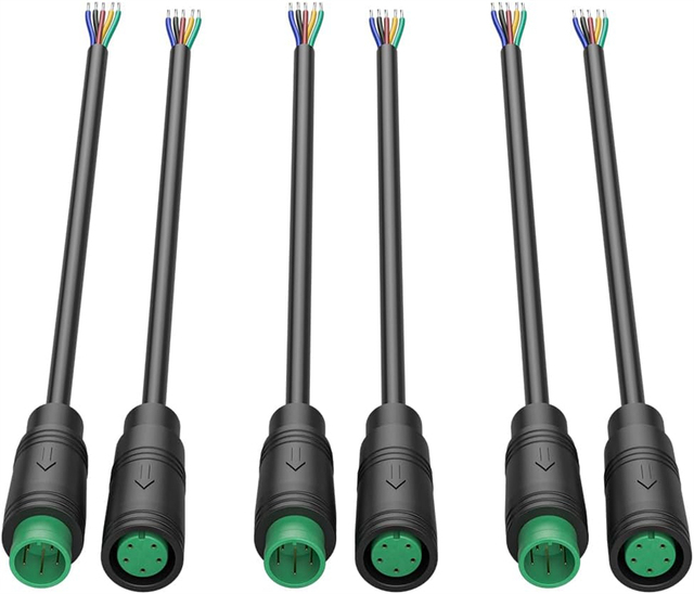 Ip67 Waterproof Female Male 5 Pin M8 M12 Connector Sensor Cable