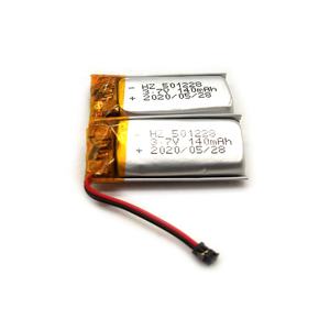 Origin manufacturer of battery 501228 polymer lithium battery 140mAh 3,7 V LiPo battery - Product Image 2