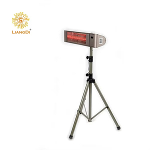 Chauffage Électrique Infrarouge Étanche Noir/Gris 220V/240V 50Hz/60Hz 2000W pour Intérieur/Extérieur – Modèle d'Appareil de Chauffage - Product Image 3
