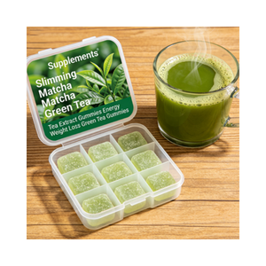 อาหารเสริมชาเขียวเผาผลาญไขมันแบบ OEM ฉลากส่วนตัว สารสกัดชาเขียวมัทฉะแบบกัมมี่ สำหรับเพิ่มการเผาผลาญและลดน้ำหนัก - Product Image 2