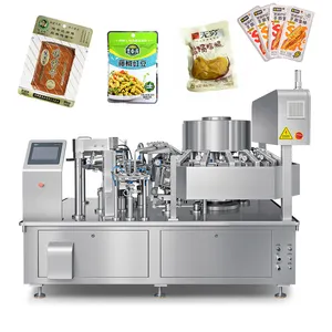 Multi-function Vacuum Premade Bag Packing Machine Automatic Chicken Snack Food Filling and Sealing Packaging Machines