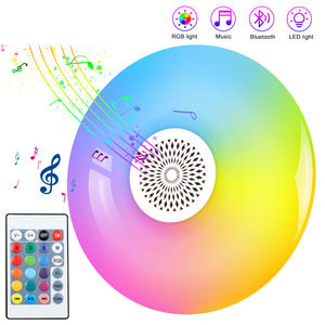 Haute Puissance Télécommande UFO <span class=keywords><strong>Ampoule</strong></span> Lumière Coloré BT Haut-Parleur Musique 24w Smart Rgb Plafonnier Led Ampoules - Product Image 2