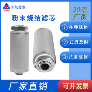 Elemento de filtro sinterizado de polvo de acero inoxidable 316L 0.5um Elemento de filtro de vapor poroso para equipo Prensa de filtro - Product Image 5