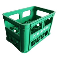 Bacs à retournement en plastique robustes pour 24 bouteilles, caisse à bière à vendre