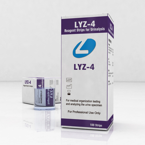 Bandelettes de test rapide de réactifs anti-contaminations pour analyseur <span class=keywords><strong>urinaire</strong></span> à 4 paramètres, bandelettes urinaires pour urinalyse - Product Image 2