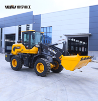 Le moins cher 4500kg 4,5 tonnes de Chine les plus petites chargeuses sur pneus diesel mini chargeuse frontale articulée mini chargeuse pour prix EPA