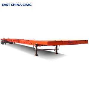 56m बढ़ाई 4 के साथ Flatbed ट्रेलर धुरों 70m लांग पवन ब्लेड परिवहन - Product Image 4